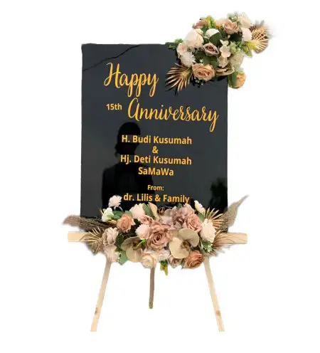 Papan Bunga Akrilik Takofi