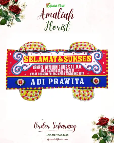 Papan Bunga Ucapan Selamat Takofi